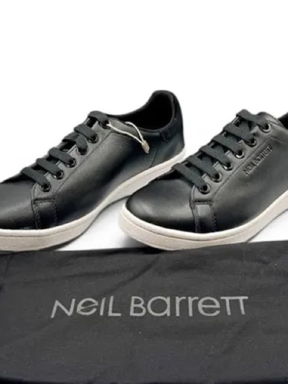 Neil Barrett Thunderbolt Leather Sneakers EU 38 Women’s 7.5–8 Men’s 5–5.5